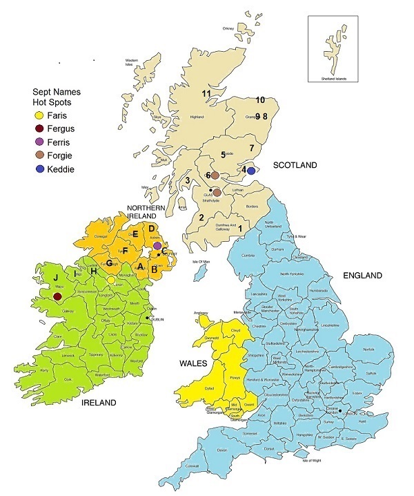 Ancestral Map